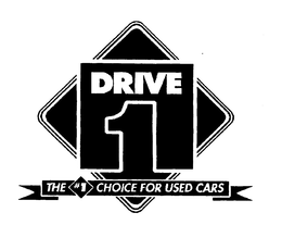 DRIVE 1 THE #1 CHOICE FOR USED CARS trademark