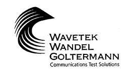 WAVETEK WANDEL GOLTERMANN COMMUNICATIONS TEST SOLUTIONS trademark