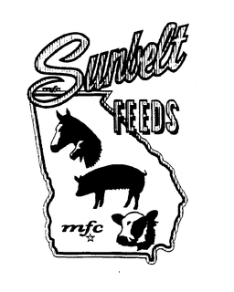 SUNBELT FEEDS MFC trademark