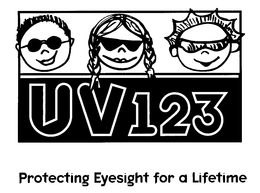 UV123 PROTECTING EYESIGHT FOR A LIFETIME trademark