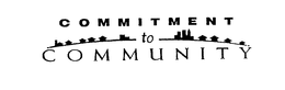 COMMITMENT TO COMMUNITY trademark