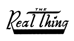 THE REAL THING trademark