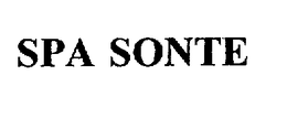SPA SONTE trademark