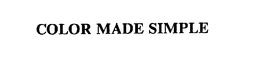 COLOR MADE SIMPLE trademark