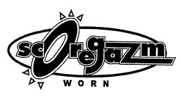 SCOREGAZM WORN trademark