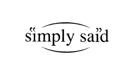 SIMPLY SAID trademark