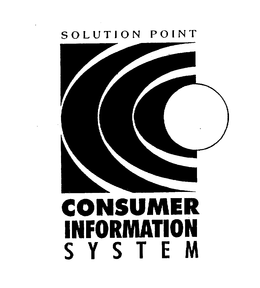 SOLUTION POINT CONSUMER INFORMATION SYSTEM trademark