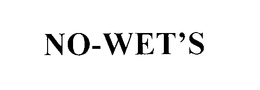 NO-WET'S trademark