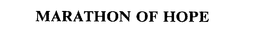 MARATHON OF HOPE trademark