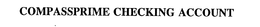 COMPASSPRIME CHECKING ACCOUNT trademark