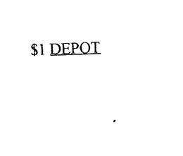 $1 DEPOT trademark