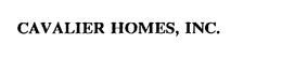 CAVALIER HOMES, INC. trademark