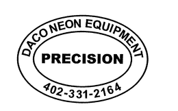 PRECISION DACO NEON EQUIPMENT 402-331-2164 trademark