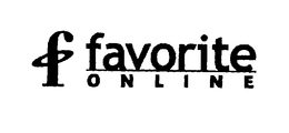F FAVORITE O N L I N E trademark