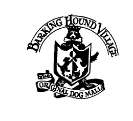 BARKING HOUND VILLAGE THE ORIGINAL DOG MALL trademark