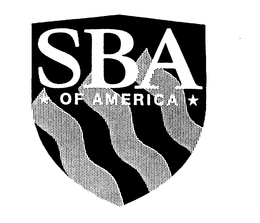 SBA OF AMERICA trademark
