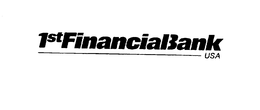 1STFINANCIALBANK USA trademark