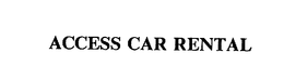 ACCESS CAR RENTAL trademark