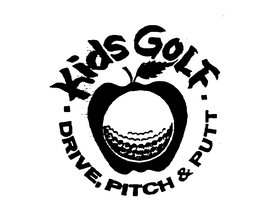 KIDS GOLF - DRIVE, PITCH & PUTT trademark