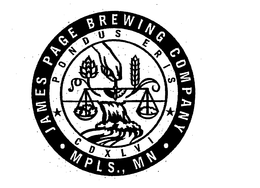 JAMES PAGE BREWING COMPANY MPLS., MN PONDUS ERIS CDXLVI trademark