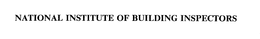 NATIONAL INSTITUTE OF BUILDING INSPECTORS trademark