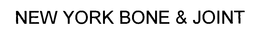 NEW YORK BONE & JOINT trademark