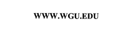 WWW.WGU.EDU trademark