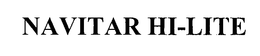 NAVITAR HI-LITE trademark