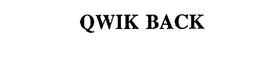 QWIK BACK trademark
