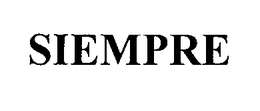 SIEMPRE trademark