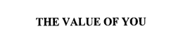 THE VALUE OF YOU trademark