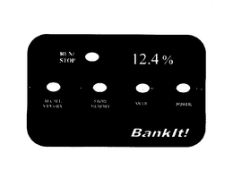 RUN/STOP 12.4 RECALL MEMORY STORE MEMORY MODE POWER BANKIT! trademark