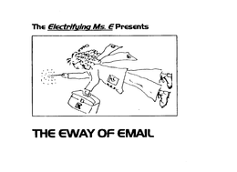 THE ELECTRIFYING MS. E PRESENT THE EWAY OF EMAIL trademark