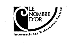 LE NOMBRE D'OR INTERNATIONAL WIDESCREEN FESTIVAL trademark