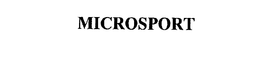 MICROSPORT trademark