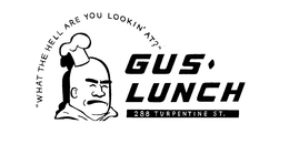 "WHAT THE HELL ARE YOU LOOKIN' AT?" GUSLUNCH 288 TURPENTINE ST. trademark