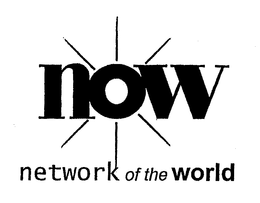 NOW NETWORK OF THE WORLD trademark