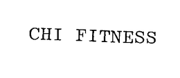 CHI FITNESS trademark
