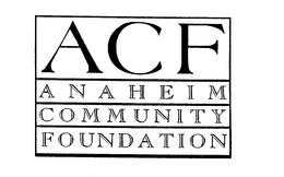 ACF ANAHEIM COMMUNITY FOUNDATION trademark