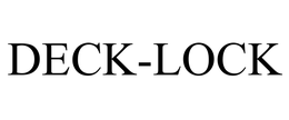 DECK-LOCK trademark