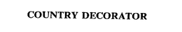 COUNTRY DECORATOR trademark