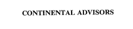 CONTINENTAL ADVISORS trademark