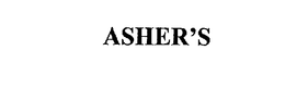 ASHER'S trademark