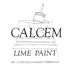 CALCEM LIME PAINT FOR AUTHENTIC LUMINESCENT APPEARANCE trademark