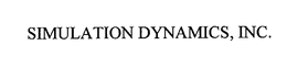 SIMULATION DYNAMICS, INC. trademark