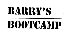 BARRY'S BOOTCAMP trademark