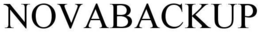 NOVABACKUP trademark