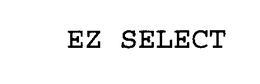 EZ SELECT trademark