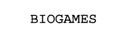 BIOGAMES trademark