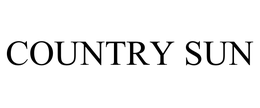COUNTRY SUN trademark